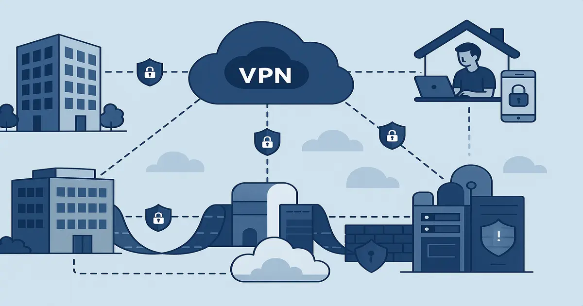 Business VPN network infrastructure